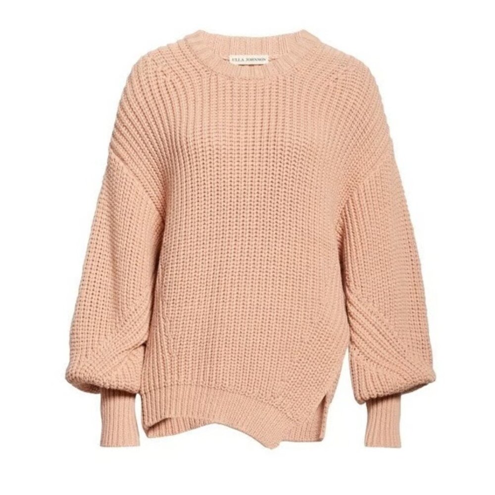 Ulla Johnson Dustry Rose Cosima Sweater Sz L $375